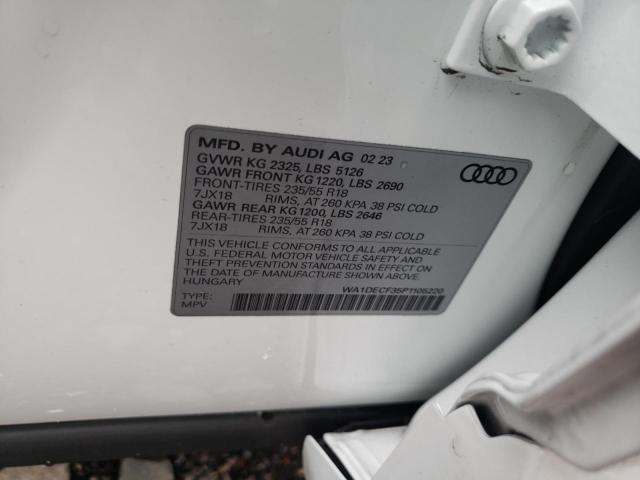 WA1DECF35P1105220 Audi Q3 PREMIUM 10