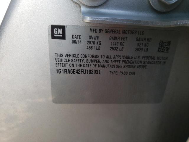 Chevrolet Volt 2015 1G1RA6E42FU103031 Thumbnail 12