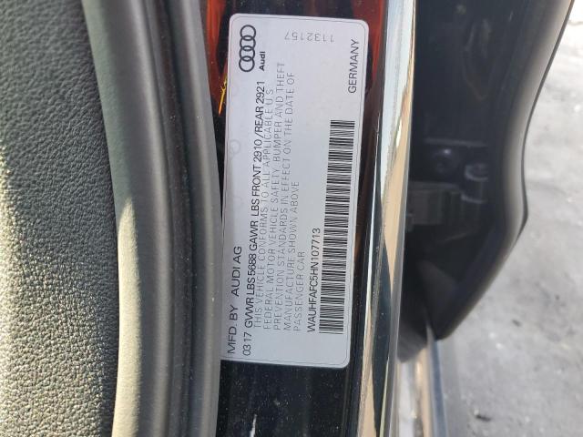 2017 AUDI S6 PRESTIG WAUHFAFC5HN107713