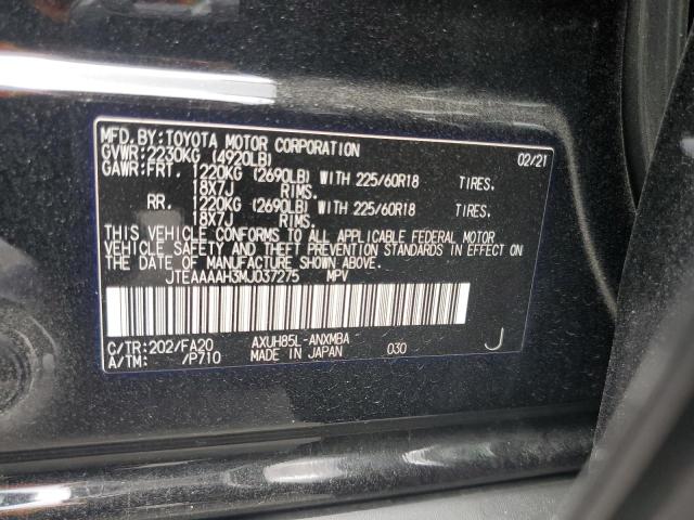 JTEAAAAH3MJ037275 Toyota VENZA LE