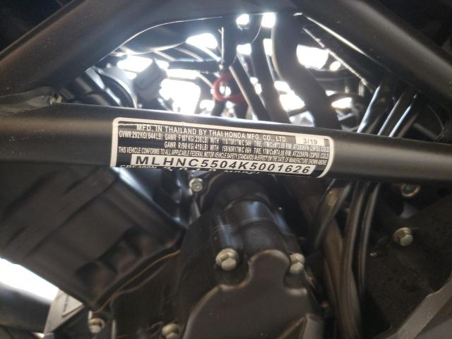 2019 HONDA CBF300 N - MLHNC5504K5001626