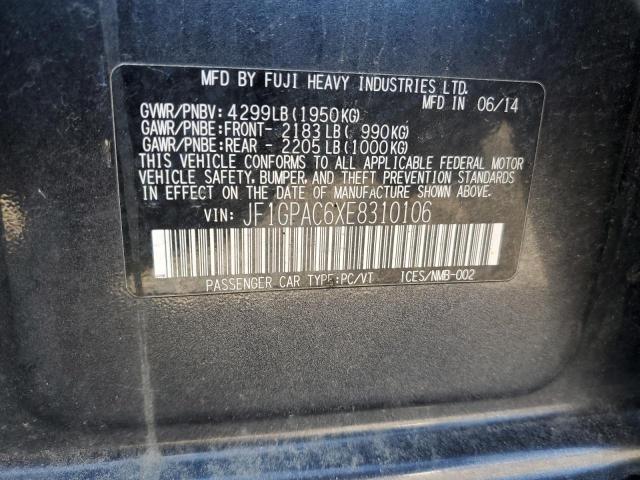 JF1GPAC6XE8310106 Subaru Impreza Premium