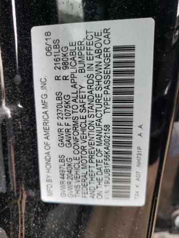 19UUB1F56KA002158 Acura TLX TECHNO 10