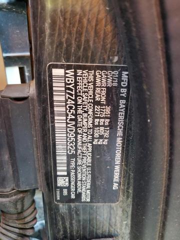 2018 BMW I3 REX - WBY7Z4C54JVD95325