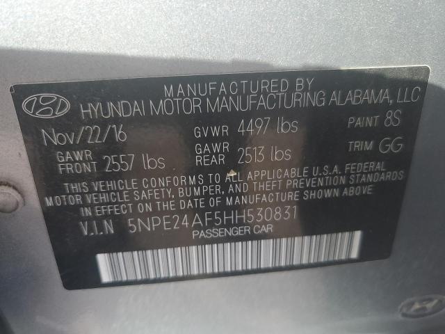 5NPE24AF5HH530831 | 2017 HYUNDAI SONATA SE