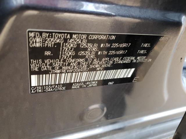 JTMWFREV6FD069357 Toyota Rav4 Xle