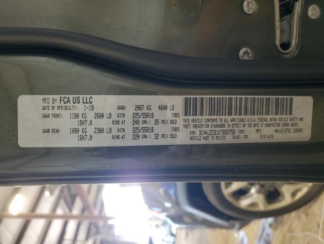 3C4NJDCB1KT683758 Jeep Compass Limited
