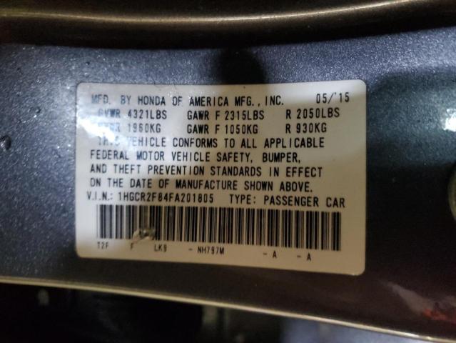 2015 HONDA ACCORD EXL - 1HGCR2F84FA201805
