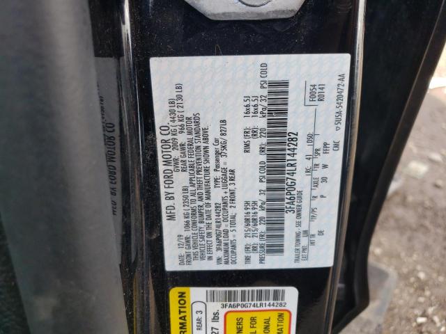 3FA6P0G74LR144282 Ford FUSION S