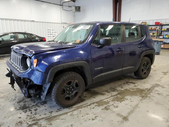 Jeep Renegade синий