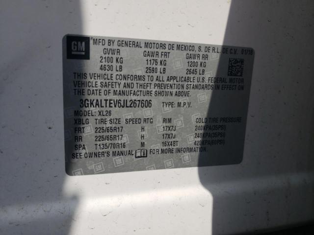 3GKALTEV6JL267606 GMC Terrain Sle