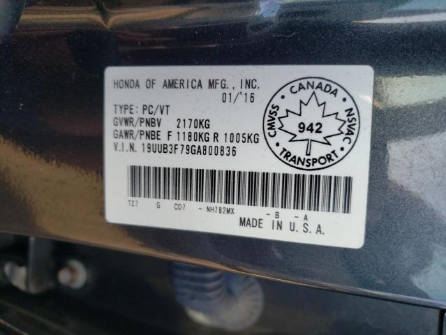 2016 ACURA TLX ADVANC 19UUB3F79GA800836