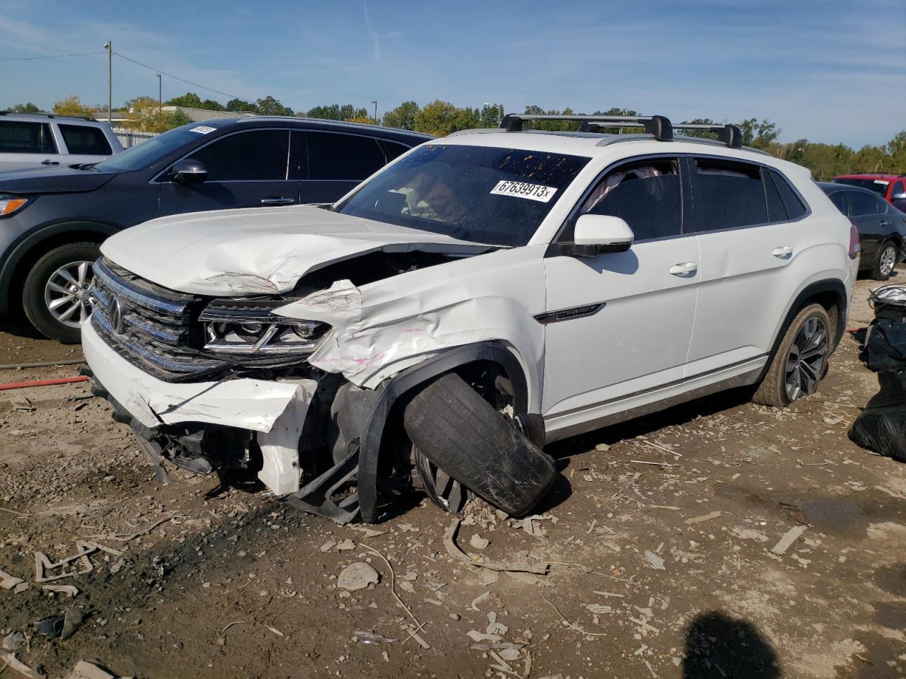 2020 Volkswagen Atlas Cross Sport Sel R-Line vin: 1V2RE2CA1LC213971