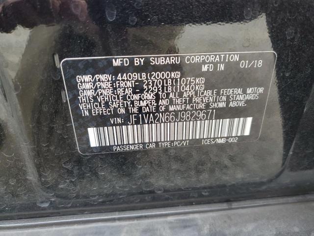 JF1VA2N66J9829671 Subaru Wrx Sti
