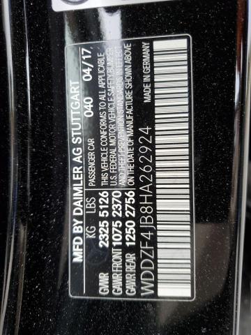 WDDZF4JB8HA262924 Mercedes-Benz E 300