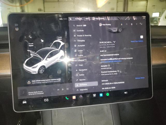 7SAYGDEE0NF445974 Tesla Model Y