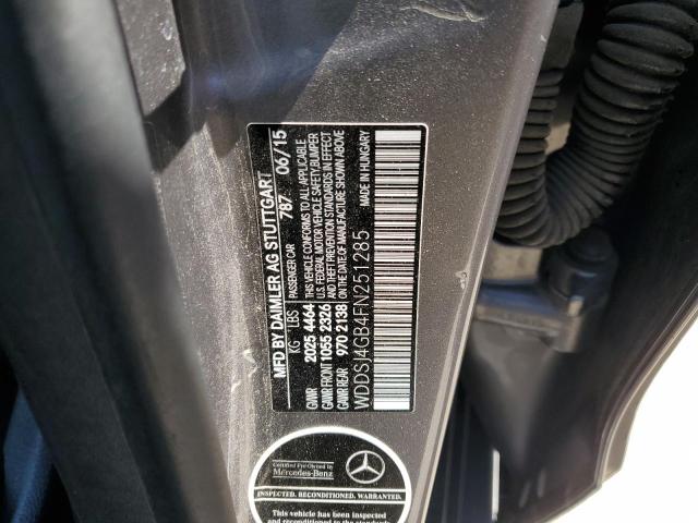 WDDSJ4GB4FN251285 Mercedes-Benz CLA 250 4MATIC