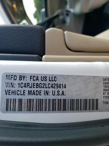 1C4RJEBG2LC429414 Jeep Grand Cherokee Limited