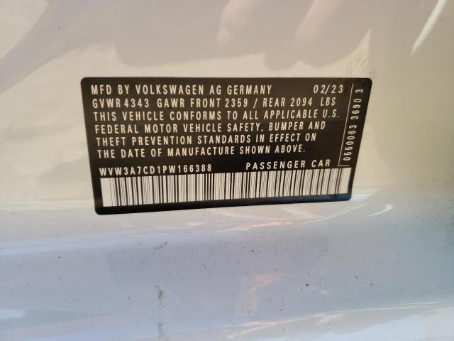 2023 VOLKSWAGEN GTI SE - WVW3A7CD1PW166388