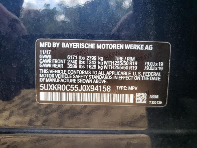 5UXKR0C55J0X94158 BMW X5 Xdrive35i