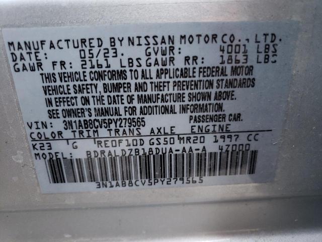 2023 NISSAN SENTRA SV - 3N1AB8CV5PY279565