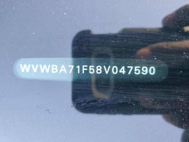 2008 Volkswagen Eos Turbo VIN: WVWBA71F58V047590 Lot: 66316393