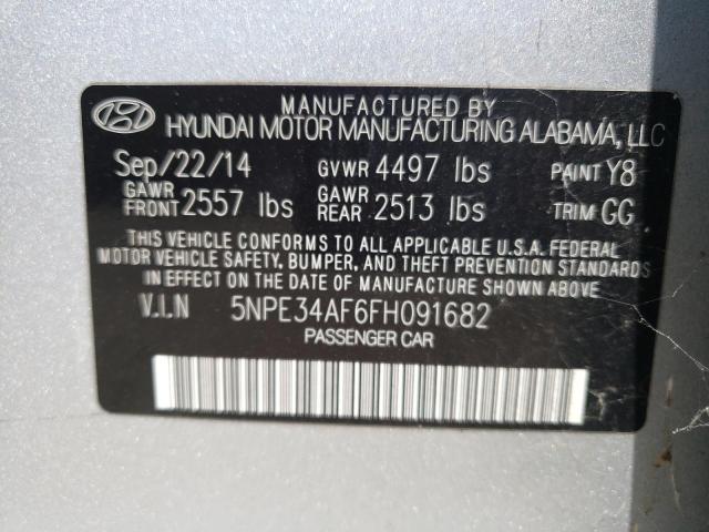 Hyundai Sonata Sport 2015 5NPE34AF6FH091682 Image 12