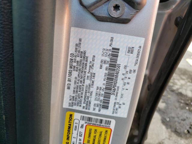 3FA6P0HDXHR403501 Ford FUSION SE