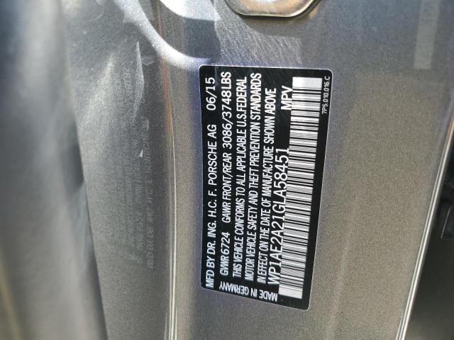 2016 PORSCHE CAYENNE SE - WP1AE2A21GLA58451