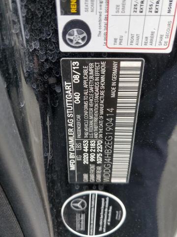 WDDGJ4HB2EG190414 Mercedes-Benz C 250