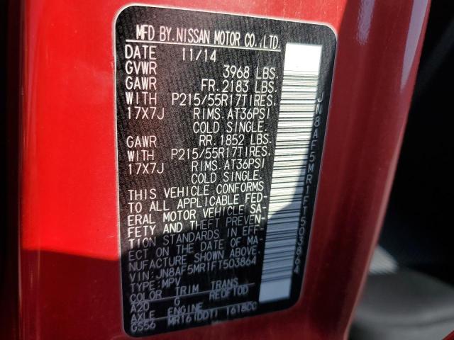 JN8AF5MR1FT503864 Nissan JUKE S