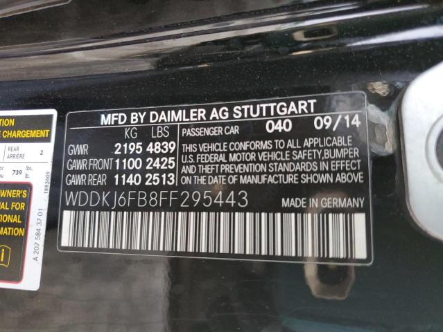 2015 MERCEDES-BENZ E400 - WDDKJ6FB8FF295443