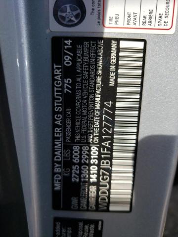 WDDUG7JB1FA127774 Mercedes-Benz S 63 AMG