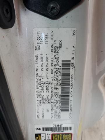 5TFTX4CN2FX063480 | 2015 TOYOTA TACOMA ACC