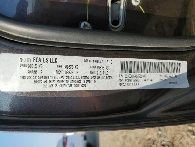 1C3CDFDHXGD519407 Dodge Dart Se Aero