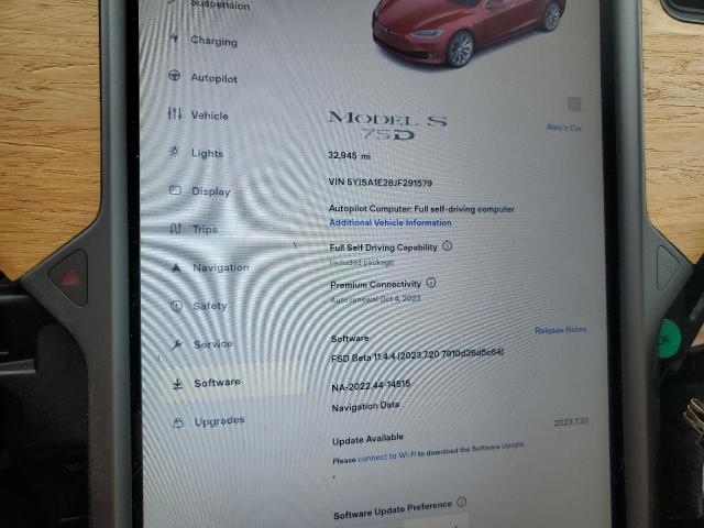 5YJSA1E28JF291579 Tesla MODEL S
