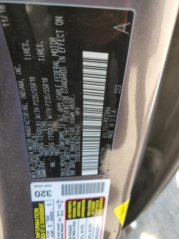 5TDDZ3DCXKS219447 Toyota SIENNA XLE