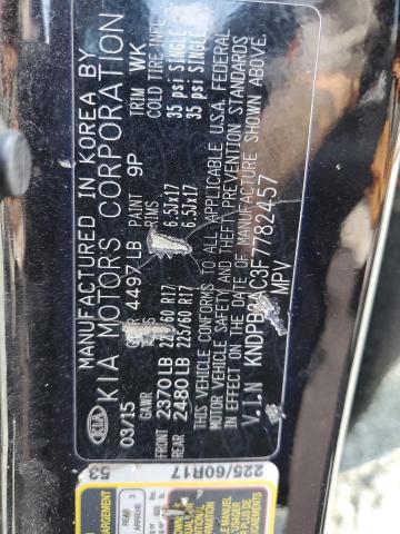 KNDPB3AC3F7782457 KIA Sportage Lx