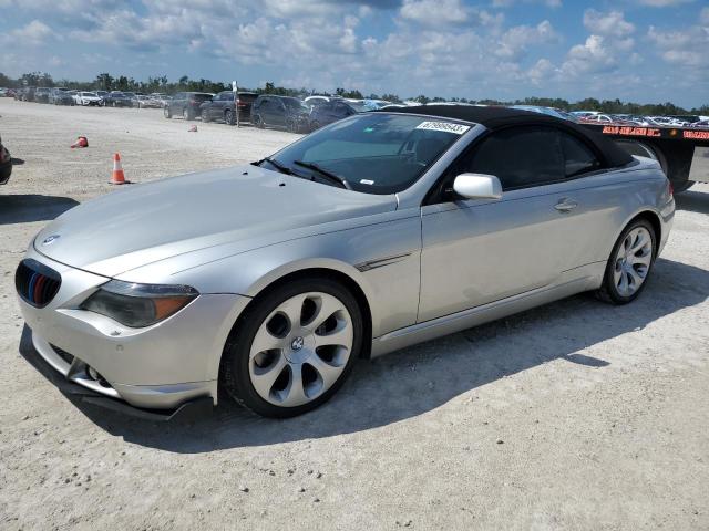 VIN: WBAEK13597CN81937 Auction: COPART Lot: 67999543 Location: FL - PUNTA GORDA SOUTH WBAEK13597CN81937 BMW 6 SERIES 2007 SILVER Photo 1