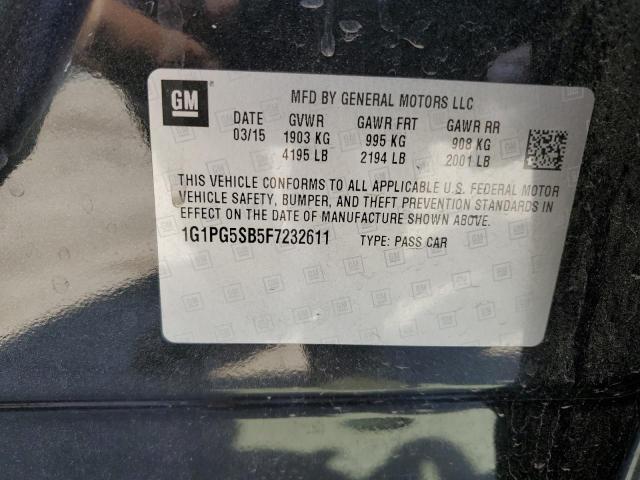 1G1PG5SB5F7232611 Chevrolet CRUZE LTZ