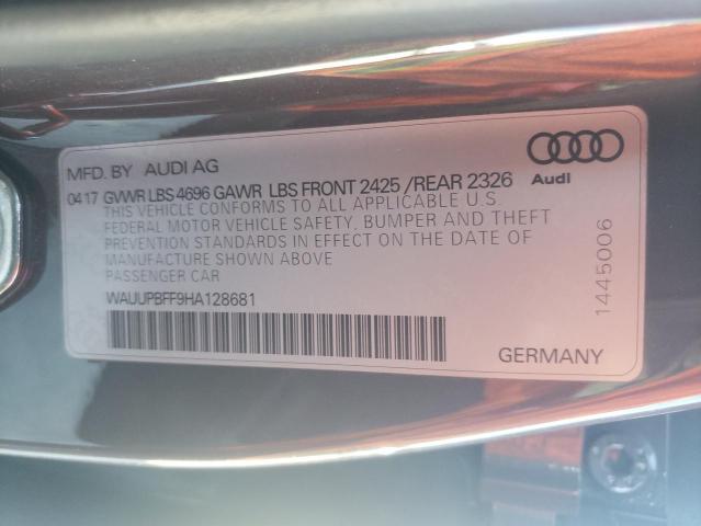 2017 AUDI A3 E-TRON - WAUUPBFF9HA128681