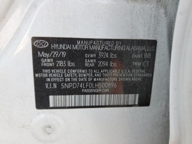 2020 HYUNDAI ELANTRA SE - 5NPD74LF0LH500896