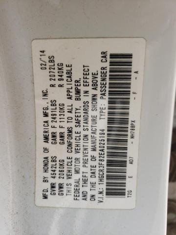 2019 HONDA ACCORD EXL - 1HGCR3F82EA025194