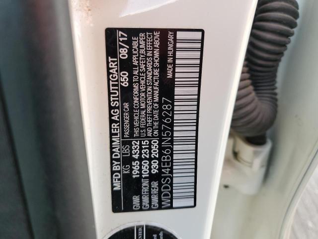 WDDSJ4EB6JN576287 Mercedes-Benz CLA 250