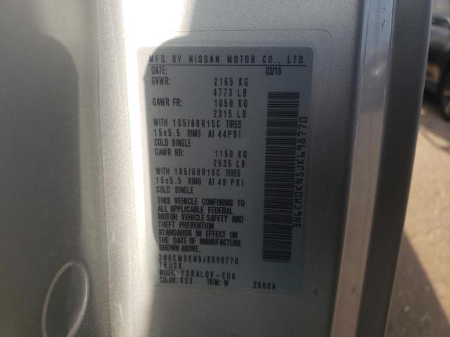 3N6CM0KN5JK698770 Nissan NV200 2.5S