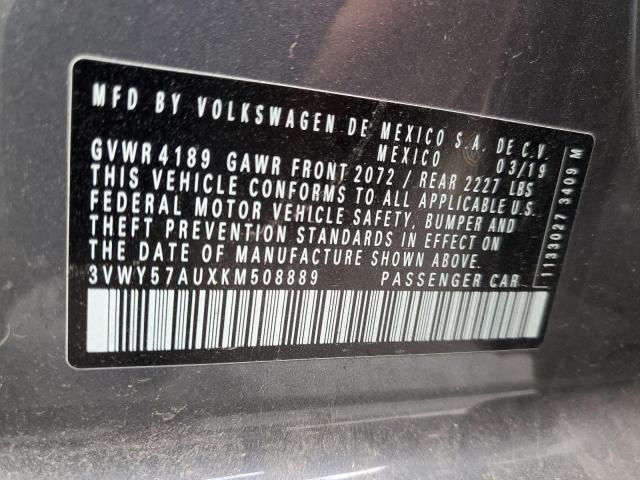 2019 VOLKSWAGEN GOLF SPORT - 3VWY57AUXKM508889