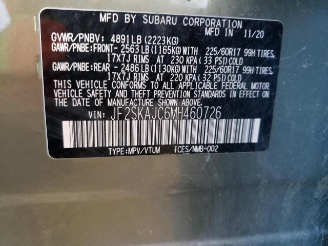 JF2SKAJC6MH460726 Subaru Forester Premium