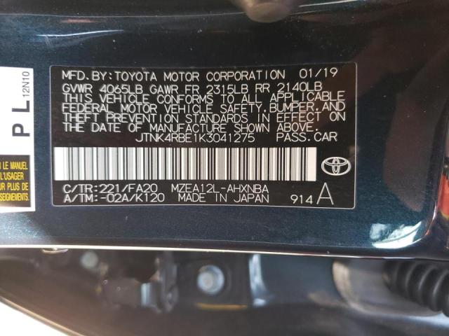 JTNK4RBE1K3041275 Toyota COROLLA SE