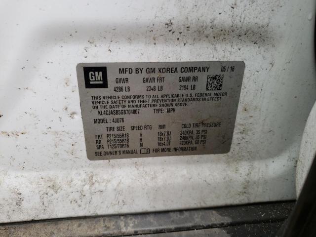 KL4CJASB5GB704007 Buick Encore