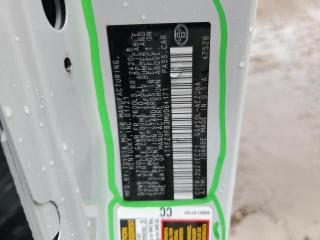 2021 TOYOTA AVALON TRD 4T1FZ1FB3MU064171